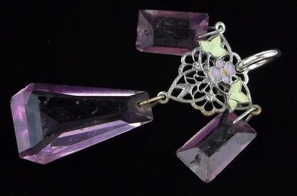 Gorgeous Antique 1890s Victorian Art Nouveau Pendant