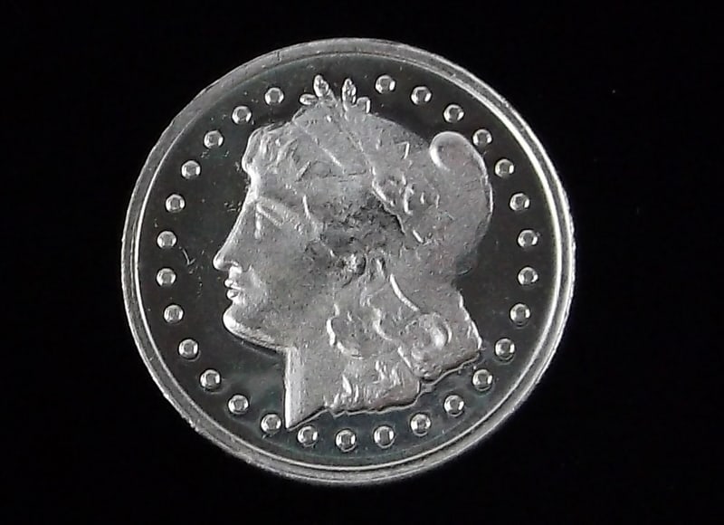 New Vintage .999 Fine Silver Morgan Coin (1 of 3)