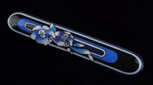 Mint Vintage Michaela Frey Enameled Porcelain Brooch