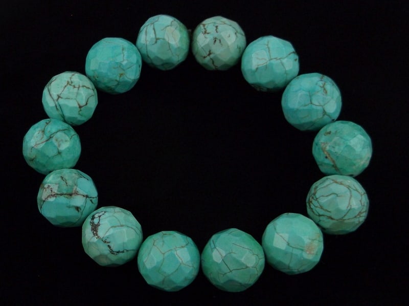 Mint Big Turquoise Bracelet Stretch to Fit: Mint Condition, In Like New Condition, Perfect