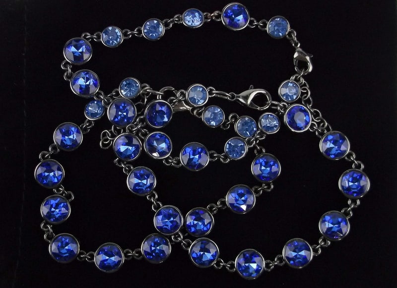 3 New Designer Rhinestone Bracelet Lot 10" Well Made (1 of 3)