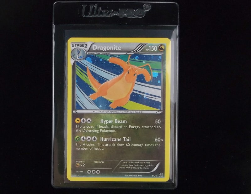 Mint 2012 Pokemon Dragonite Rare Holo Dragon Vault B&W (1 of 2)