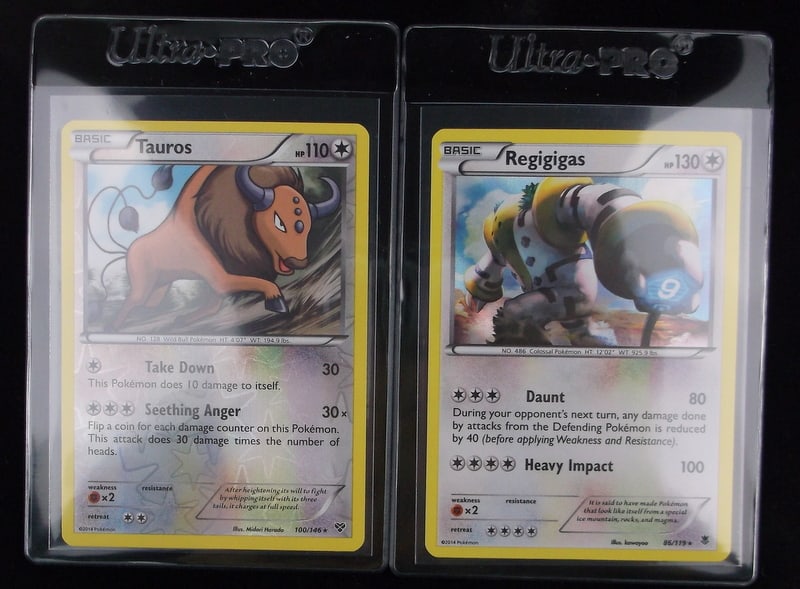 Mint 2014 Pokemon Regigigas Taurus Rare Holo Card Lot (1 of 2)