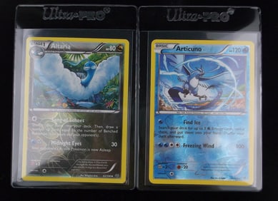 Mint 2015 Pokemon Articuno Altaria Rare Holo Lot Freezing Wind