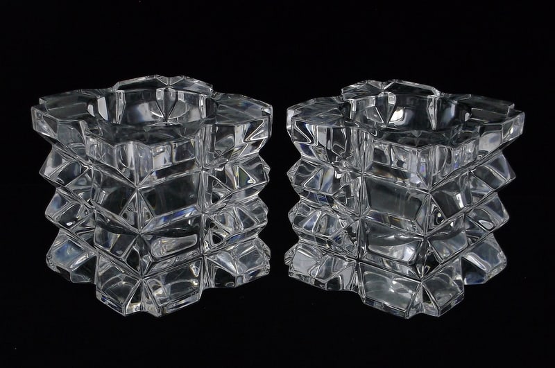 Stunning Tipperary Crystal Candlestick Set Vintage (1 of 4)