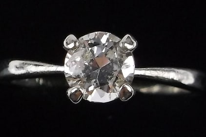 Stunning Vint Avon Sterling Silver Engagement Ring 8