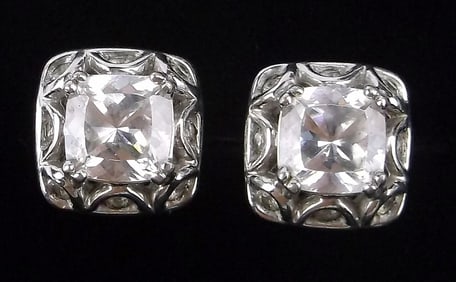 Mint Tacori Sterling Silver Stud Earrings