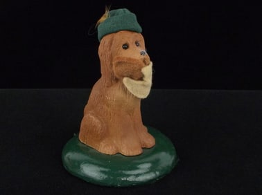 Mint Vint Byers Choice The Carolers Dog Figure Collectible