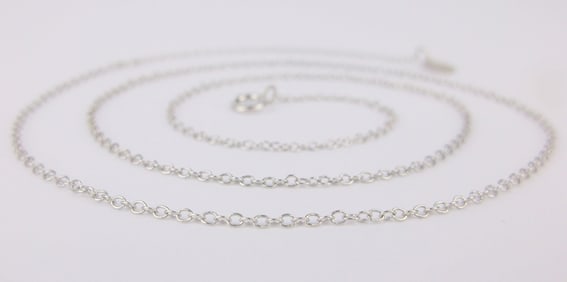 New Sterling Silver Chain Necklace 19"