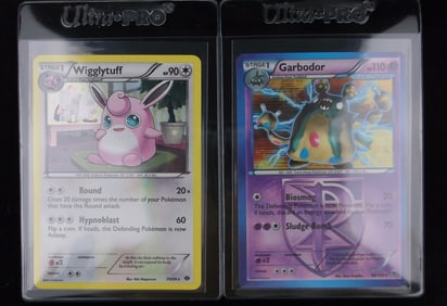 Mint 2012 Pokemon Garbodor Wigglytuff Rare Holo Lot Biosmog