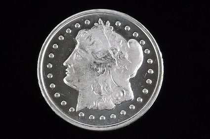 New Vintage .999 Fine Silver Morgan Coin