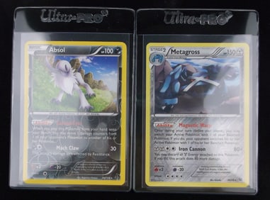 Mint 2015 Pokemon Absol Metagross Rare Holo Lot Cursed Eyes