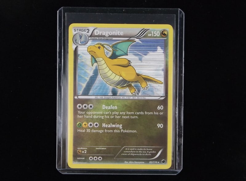 Mint 2013 Pokemon Dragonite Rare Holo Card Deafen (1 of 2)