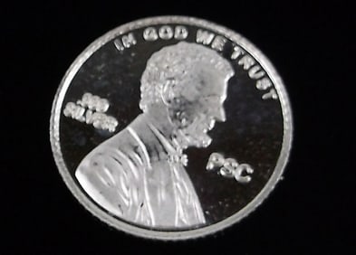 New Vintage .999 Fine Silver Lincoln Coin
