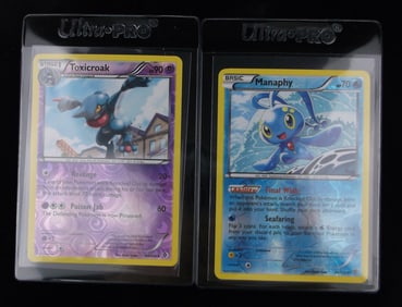 Mint 2012 Pokemon Manaphy Toxicroak Rare Holo Lot Final Wish