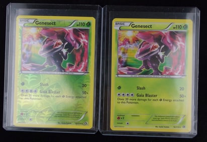 Mint 2014 Pokemon Genesect Rare Holo Reverse Holo Lot