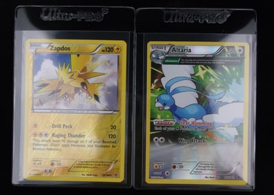 Mint 2015 Pokemon Altaria Zapdos Rare Holo Full Art Lot