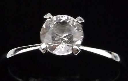 Stunning Vint Avon Sterling Silver Engagement Ring 8