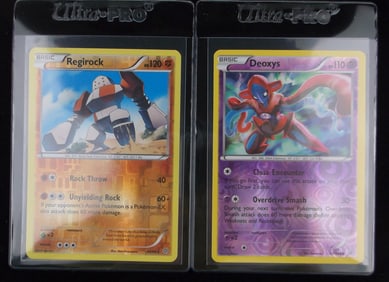 Mint 2015 Pokemon Deoxys Regirock Rare Holo Lot Close Encounter
