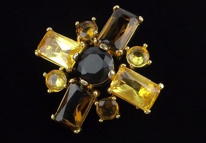 Mint Vintage 1960s Juliana Rhinestone Brooch