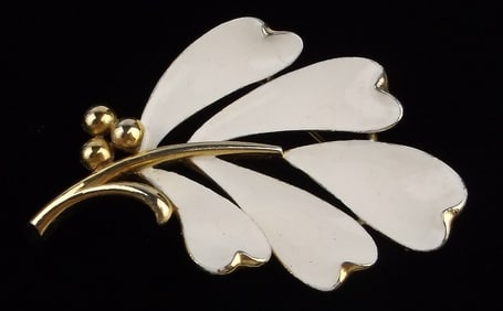 Mint Vintage 1960s Enameled Brooch
