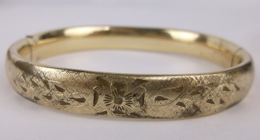 Stunning Antique 1940s 12kt GF Bracelet 7.25"