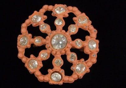 Gorgeous Antique 1930s Art Deco Rhinestone Brooch