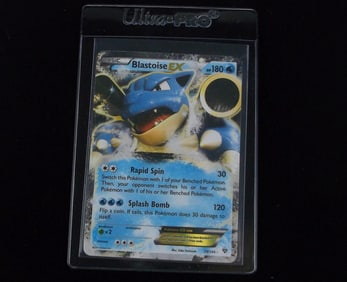 2014 Pokemon Blastoise EX Ultra Rare Card