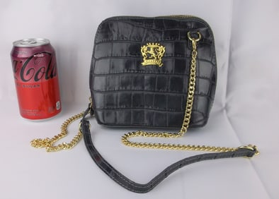 New Pratesi Firenze Italian Leather Crossbody Handbag $225