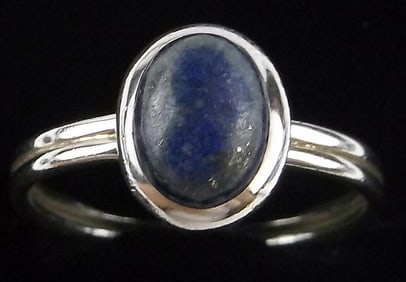 New Sterling Silver Lapis Lazuli Ring 8