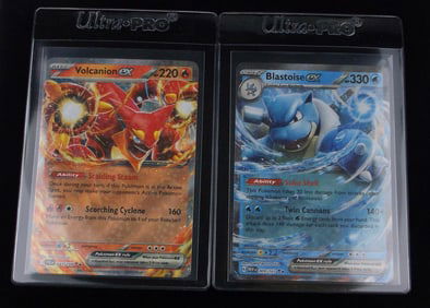 Mint 2023-25 Pokemon Blastoise Valcanion EX Ultra Rare Lot