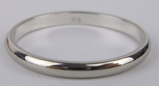 New Vintage Sterling Silver Wedding Band Ring 6