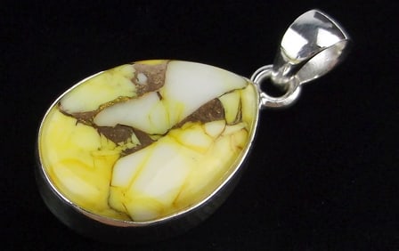 New Sterling Silver Designer Honey Dahlia Pendant