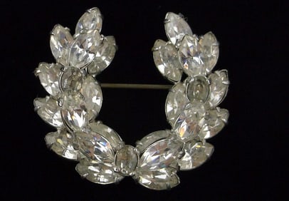 Mint Vintage 1960s Juliana Rhinestone Brooch