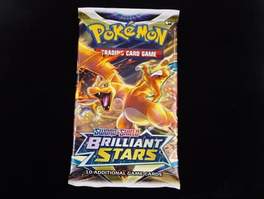 New Sealed Brilliant Stars Pokemon TCG Card Pack