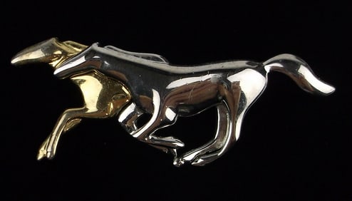 Gorgeous Vintage Running Horse Brooch