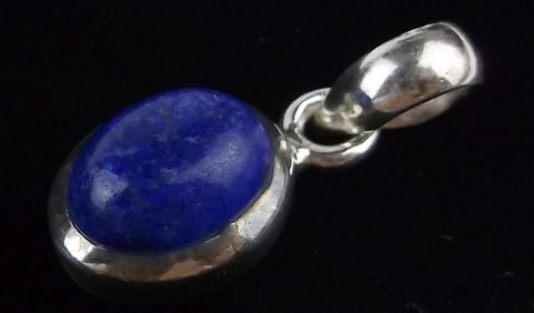 New Sterling Silver Lapis Lazuli Pendant