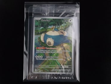 Mint Sealed 2023 Pokemon Snorlax Alt Art Black Star Promo Card