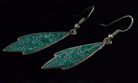 Stunning Vintage 1970s Southwestern Style Earrings
