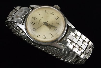 Antique Vantage Self Wind Mens Wristwatch Works