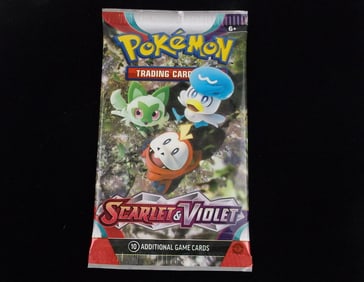 New Sealed Scarlet Violet Pokemon TCG Card Pack