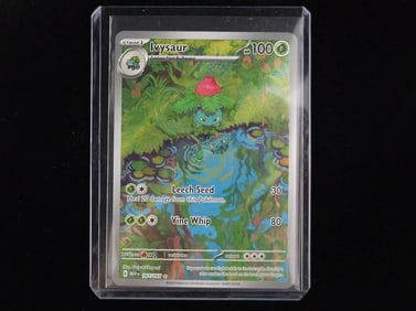 Mint 2023 Pokemon Ivysaur Alternate Art Secret Rare Card