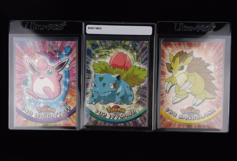 NM Vintage 1999 Topps Pokemon Blue Label Ivysaur Wiggly Sand (1 of 2)