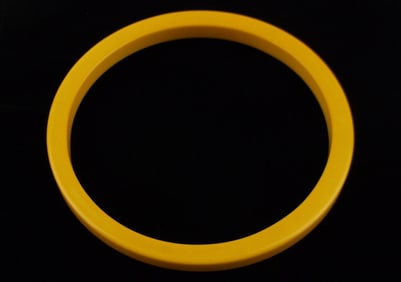 Stunning Antique 1940s Banana Bakelite Bangle Bracelet 8.25"
