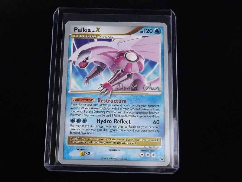 Mint 2009 Pokemon Palkia LV X Black Star Promo Card Restructure (1 of 2)