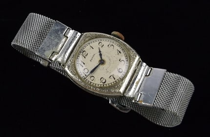 Antique 1930s Elgin Mens Watch Needs Repair