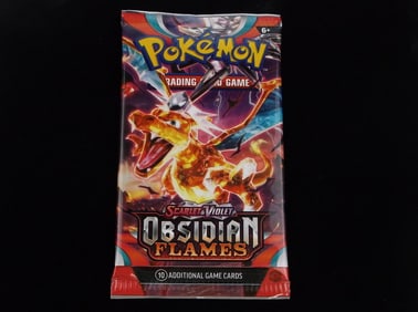 New Sealed Pokemon TCG Pack Obsidian Flames
