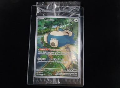 New Mint Sealed 2023 Pokemon Snorlax Special Illustration Ultra Rare