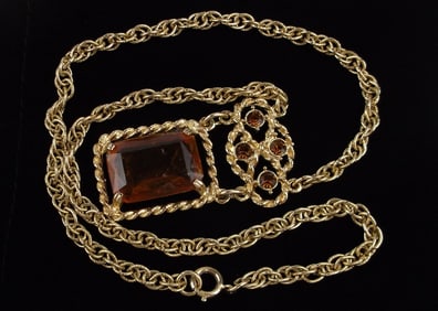 Mint Vintage 1960s Sarah Coventry Rhinestone Necklace 19"