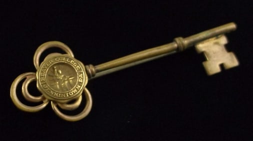 Mint Antique 1930s Beaver College PA Key Brooch Pennsylvania